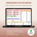 Organisation des vacances