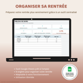 Organiser sa rentrée