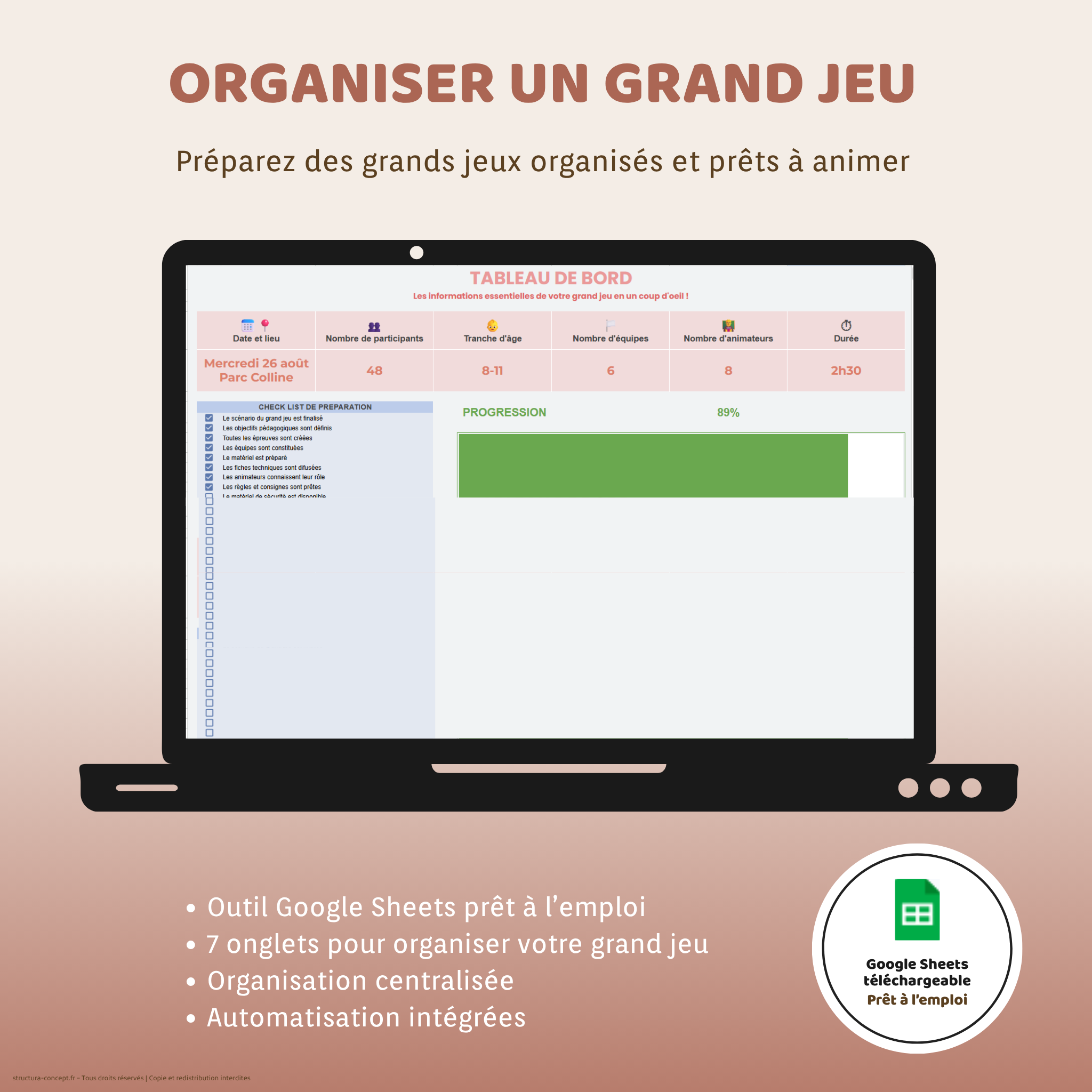 Organiser un grand jeu