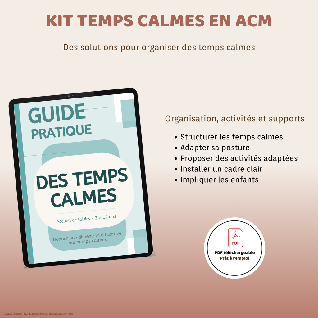 Kit Temps calmes en ACM