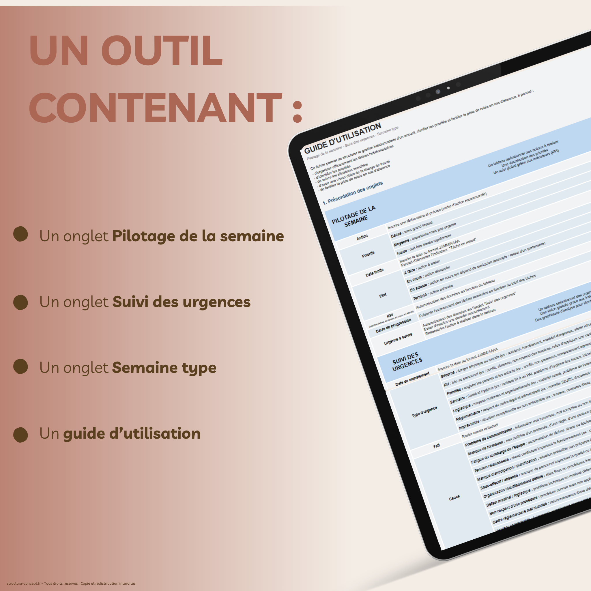 Pilotage et organisation