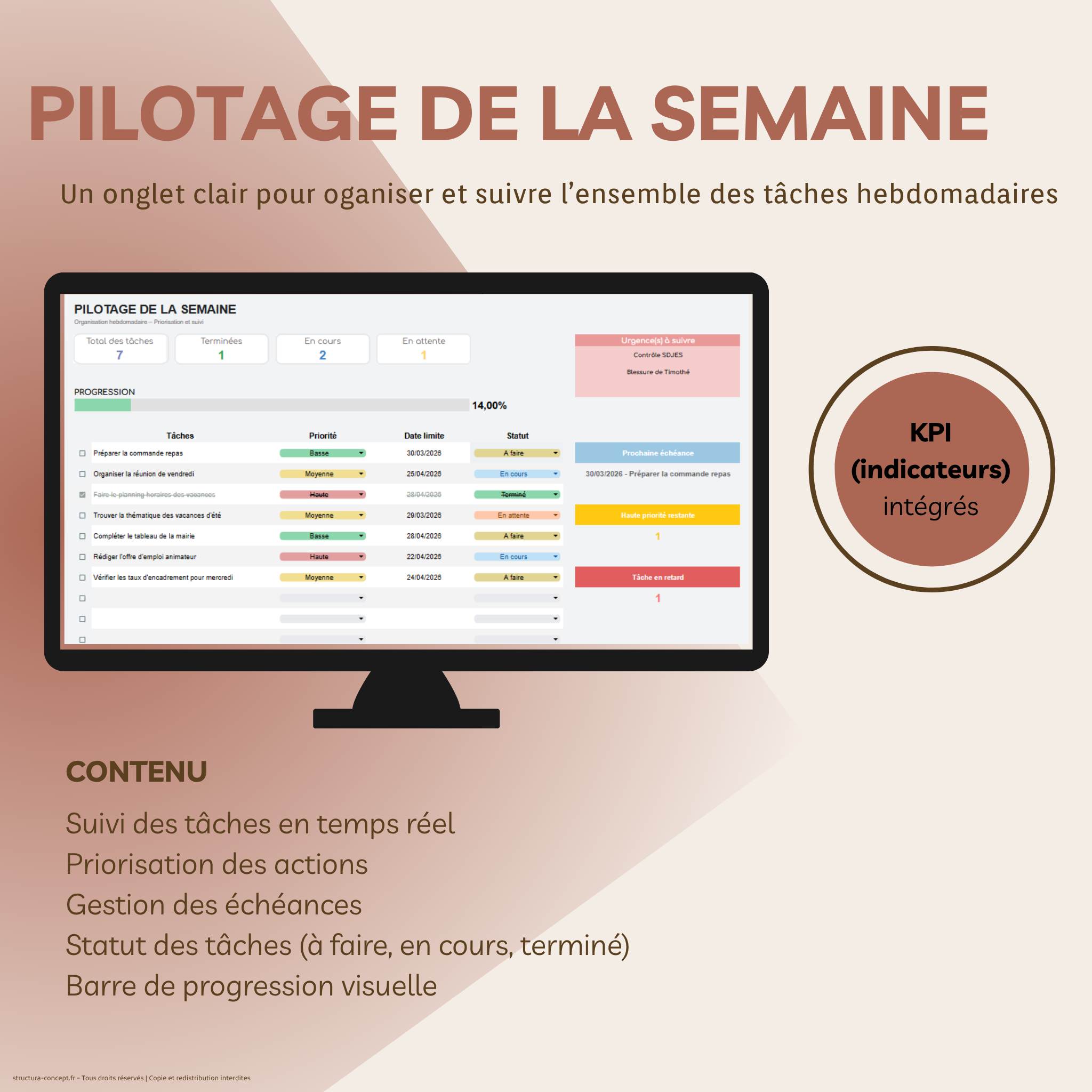 Pilotage et organisation