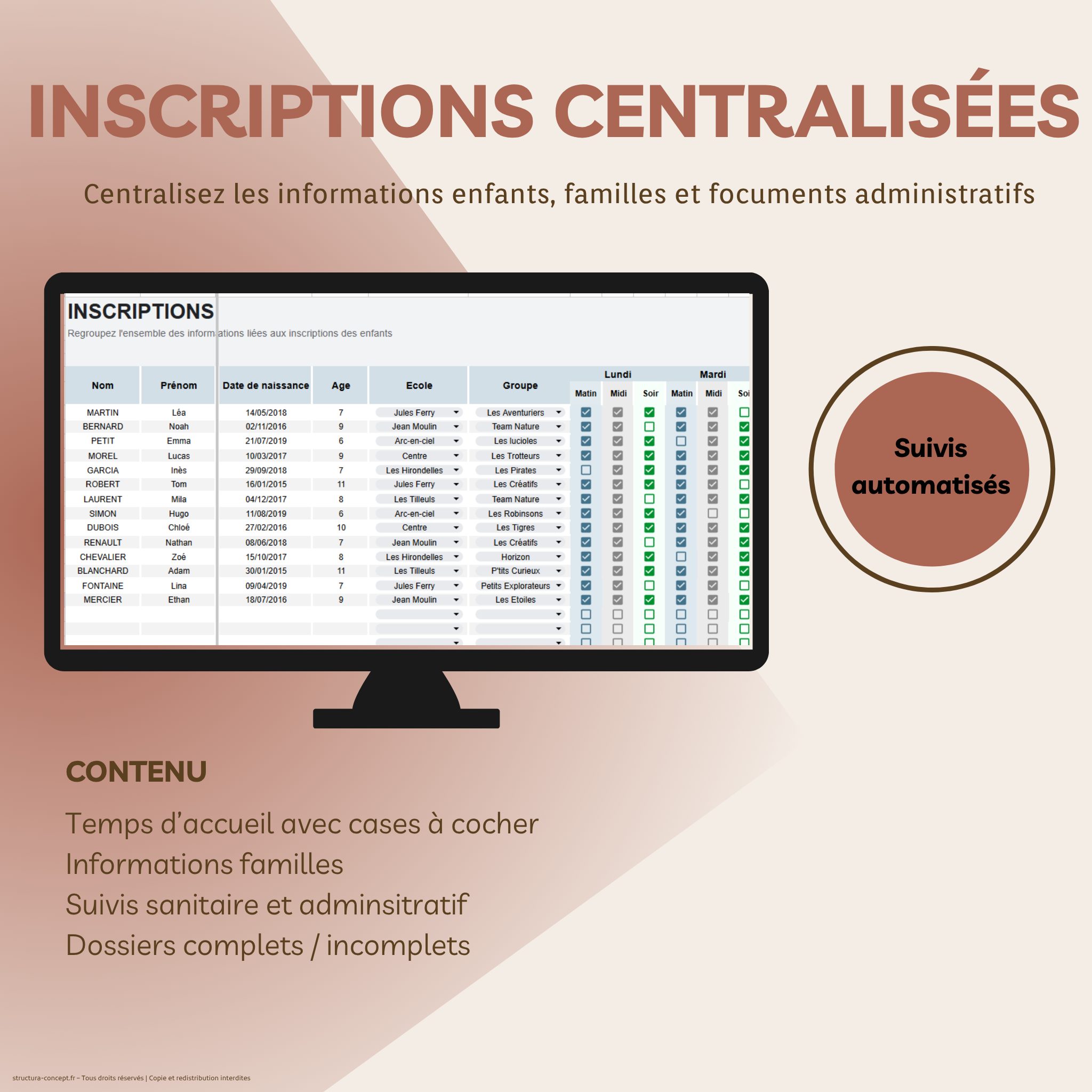 Organiser sa rentrée