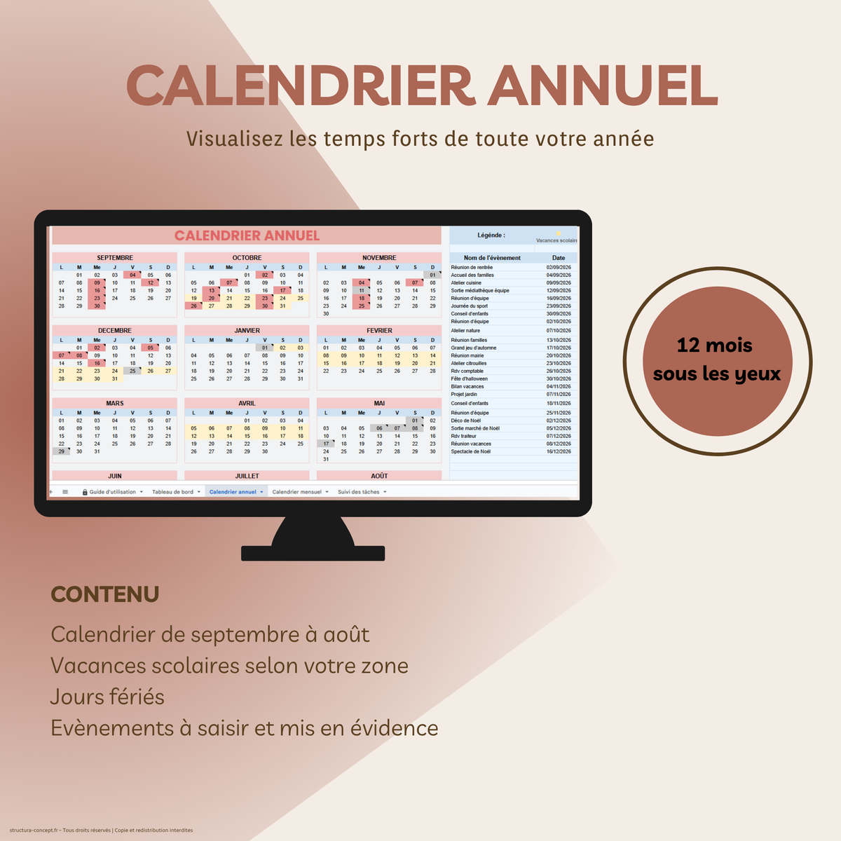 Calendrier scolaire