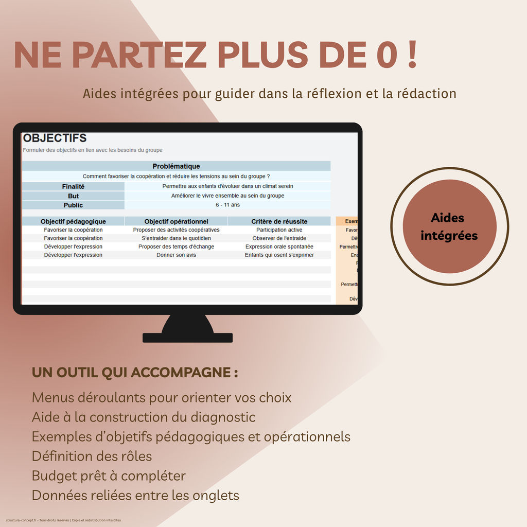 Construire un projet d'animation