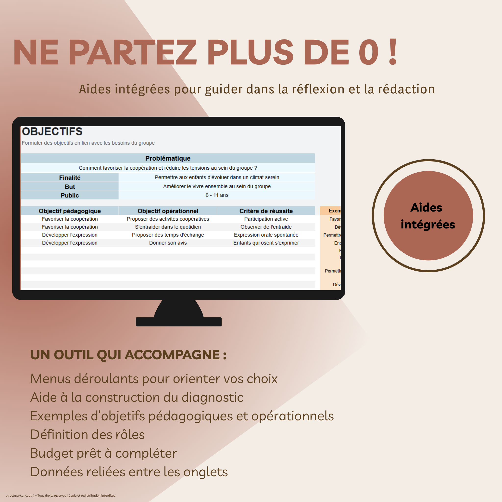 Construire un projet d'animation