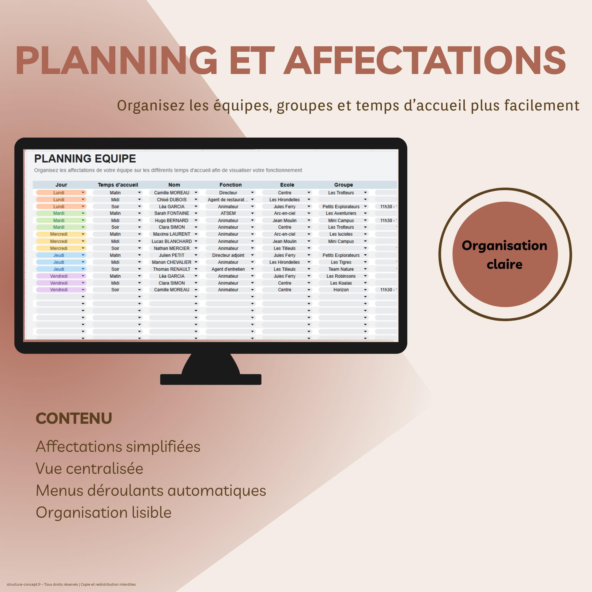 Organiser sa rentrée